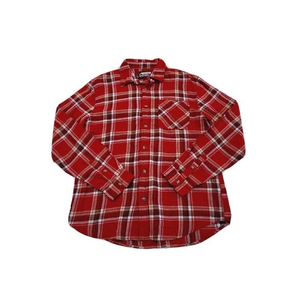 Mountain Khakis Men's Flannel Shirt Button Up Plaid Sz M Classic Fit Long Sleeve - Picture 1 of 9